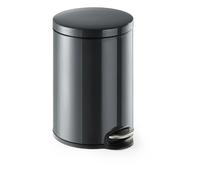 DURABLE Poubelle laquée 341258 20 L à pédale pour salle de bain métal/plastique anthracite