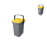 Poubelle Écosystème 7 Litres Avec Poignée Jaune Stefanplast
