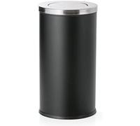 Poubelle en Acier au nickel chrome 80 L noir H 710 mm Ø 370 mm Was Germany 6 G