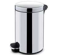Poubelle en acier avec bac intérieur, ouverture au pied, 5 L - Hendi 691311