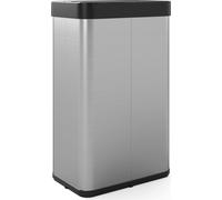Poubelle en acier inoxydable de 60 litres avec capteur de mouvement