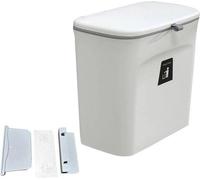 Poubelle en acier inoxydable pour cuisine et salle de bain, qualité supérieure