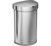 Poubelle en inox avec sac poubelle et capteur, 45 litres - Simplehuman
