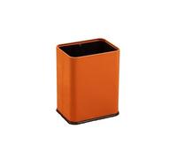 Poubelle en métal de 12 litres avec Seau Amovible for espaces étroits, Poubelle en Acier Inoxydable for Chambre à Coucher ou Bureau Poubelle Cuisine(Orange)