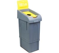 Poubelle en plastique, bac de recyclage