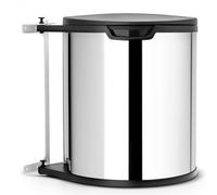 Poubelle encastrable 15 l, acier brillant, Brabantia
