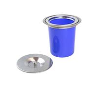 Emuca Poubelle encastrable Recycle – pour plan de travail de cuisine – 8 L – Acier inoxydable