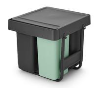 Brabantia Seaux intégrés Sort&Go 10+10+20 L Gris foncé
