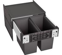 Poubelle encastrée Blanco Select II 50/2 noir 526201