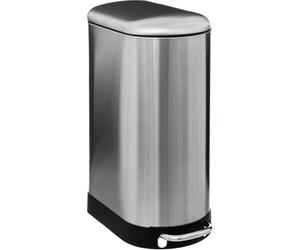 Poubelle étroite ARIANE, inox, avec pédale, 30 L