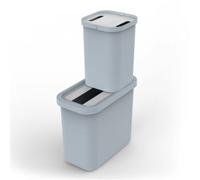 Poubelle GORECYCLE 30112 46 l, pour le tri des déchets, gris, Joseph Joseph