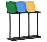 Poubelle – Grande poubelle avec couvercle – 240 à 330 litres – Polypropylène durable