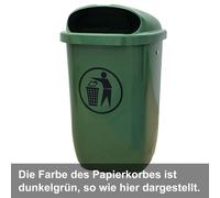 Poubelle H650xL395xP250mm 50l vert SULO