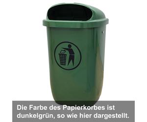 Poubelle H650xL395xP250mm 50l vert SULO