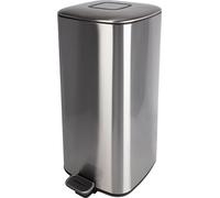Poubelle HAILO Cube - 32 Litres - H. 62 cm - Soft-Close - Chromée