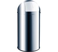 Poubelle inox the dome avec couvercle "push" 50 litres