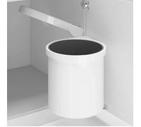 Poubelle intégrée de cuisine - vidaXL - 8 L - Blanc - Plastique antirouille - Seau intérieur amovible