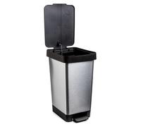 Poubelle intelligente TATAY 25 L, pour intérieur et extérieur, en plastique robuste