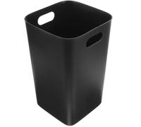 Poubelle la Cuisine Noire 30l sans Couvercle, Plastique Robuste | Usage Maison et Bureau, Style Simple et Élégant, Forte Capacité, Vidage Facile, Noir Discret