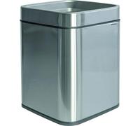Poubelle MAUL MAULprime 15 l en acier inoxydable 25,1 x 25,1 x 32,2 cm argent