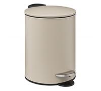 Poubelle métal à Pédale 3 litres Atmosphéra - Naturel - Naturel -