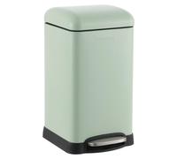 Poubelle Mini Stap-Open, 12 litres, couleur Pistache Gelato, style rétro