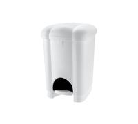 Poubelle Modèle Carolina De Couleur Blanche 6 Litres