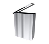 Poubelle murale 25 l, inox mat (125115045)