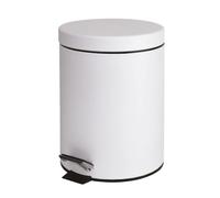 Poubelle murale 5 l inox, blanc (104315014)