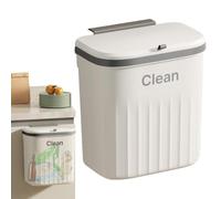 Poubelle Murale avec Couvercle,Poubelle Murale Poubelle de Cuisine | Poubelle de salle de bain, poubelle murale suspendue avec couvercle, poubelle à étroite, poubelle de toilettes