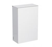 Poubelle murale Blanka avec étrier - 10l - blanc signalisation - RAL 9016