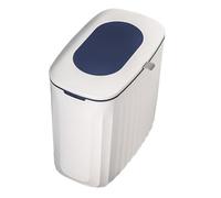 Poubelle Murale Cuisine en Plastique avec Couvercle 8l | Ouverture Coulissante, Réduit les Odeurs, Nettoyage Facile, pour Portes de Placard, Usage Bureau