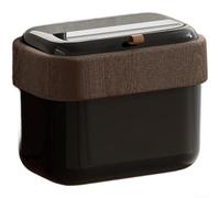 Poubelle murale de grande capacité 9 l (petite taille) | ABS + TPE + PET de haute qualité, construction en plastique, résistant aux taches pour la surface, facile à nettoyer, durable