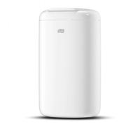 Tork Poubelle murale 564000 – 5 L plastique pour toilettes collectives – Blanc