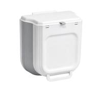 Poubelle murale Sans perçage pliable petite étanche anti-fuite | Poubelle sous évier cuisine Pour la Maison Bureau Dortoir Chambre Salle de Bains Buanderie Toilettes Évier