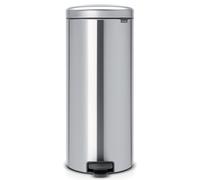 Poubelle NewIcon Brabantia 30 L gris brossé mat