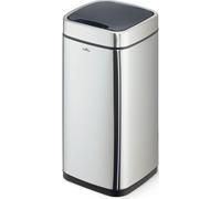 Poubelle No Touch 21 L inox rectangulaire 270x570x270mm Paquet de 2 pièces