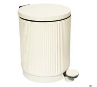 Paris Prix – Poubelle de salle de bains ONYX 5 l Beige lin
