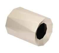 Poubelle Ouverte Ronde en Plastique, Double Couche, Anneau de Pression | Bord Masqué, Paquet Maintenu, Nettoyage Facile, pour Bureau, Maison, Café, Papier