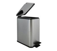 Poubelle ? P?dale Inox Erik 5l Bross?