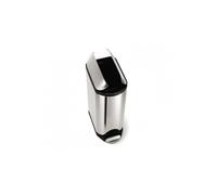 Poubelle papillon acier inox brossé anti-traces à pédale SimpleHuman - CW1897 - Acier inoxydable - Rectangulaire - 45 l - Inox brossé