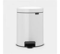 Poubelle pédale 5l Newicon blanc - Brabantia - Blanc - Plastique blanc G