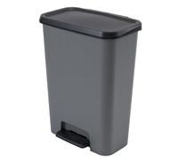 CURVER COMPATTA 23+23L Poubelle 49,6 x 29,4 x 62 cm gris 17210792