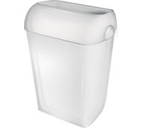 Poubelle PlastiQline - 43 L - plastique - blanche - poubelle