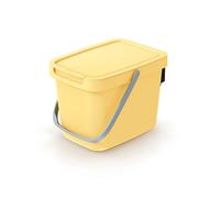 Poubelle Poubelle avec Couvercle 6L Recyclage Poubelle Plastique Jaune Systema