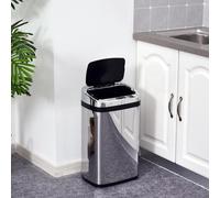 Poubelle pour cuisine - Automatique avec capteur de mouvement - 30 l - Ouverture sans contact - Couvercle à capteur