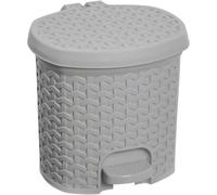 Poubelle pour Salle de Bain Elégante en Plastique 3 litres - Gris