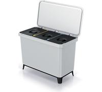 Poubelle Prosperplast SYSTEMA 3x10l cendre