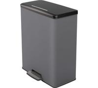 Poubelle Rectangle Curver Deco Bin, 65L, 49 x 32 x 61 cm, Anthracite