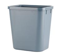 Poubelle Rectangulaire Durable à Dessus Ouvert de 8l, pour Cuisine, Salle de Bains, Bureau, Poubelle en Plastique épais (GREY)